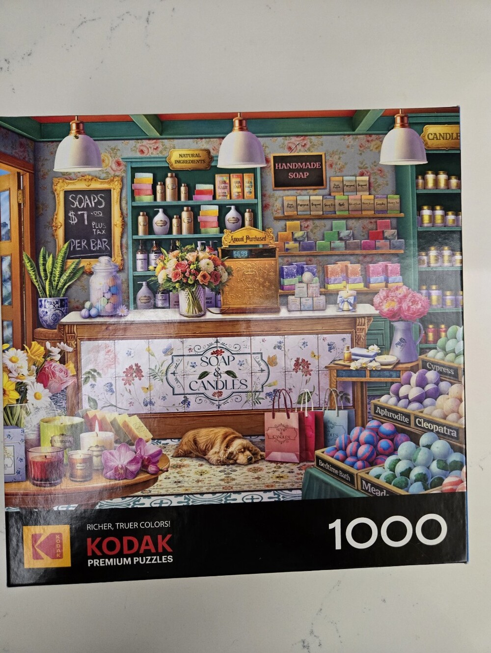 RoseArt Soap And Candle Shop 1000 Piece Puzzle